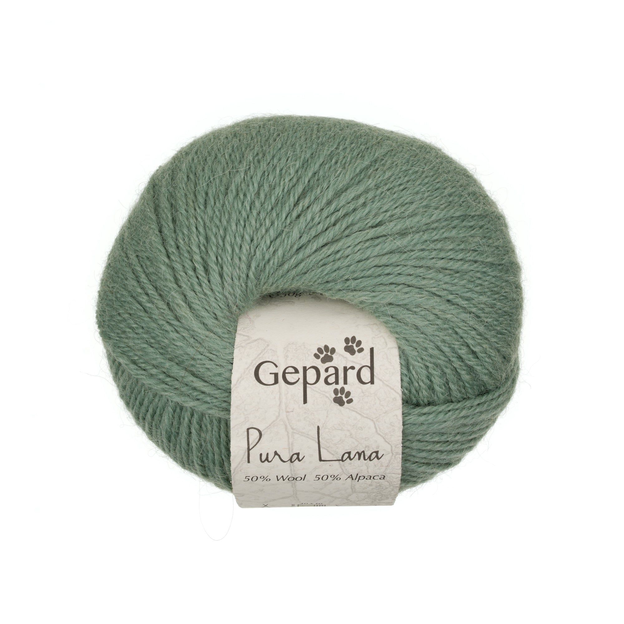Gepard Pura Lana 818 dusty spring yarn ball