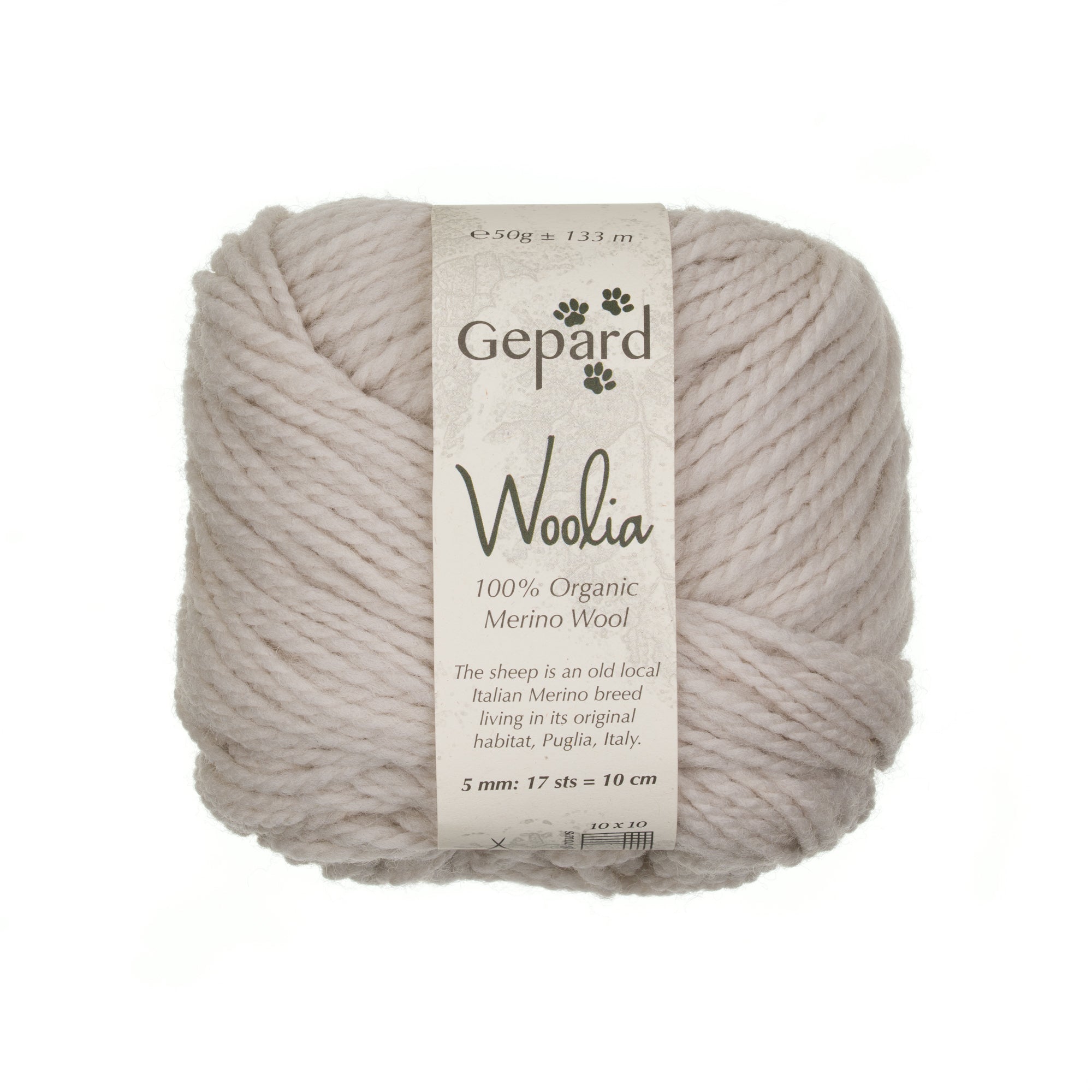 Gepard Woolia 106 Oat Grey