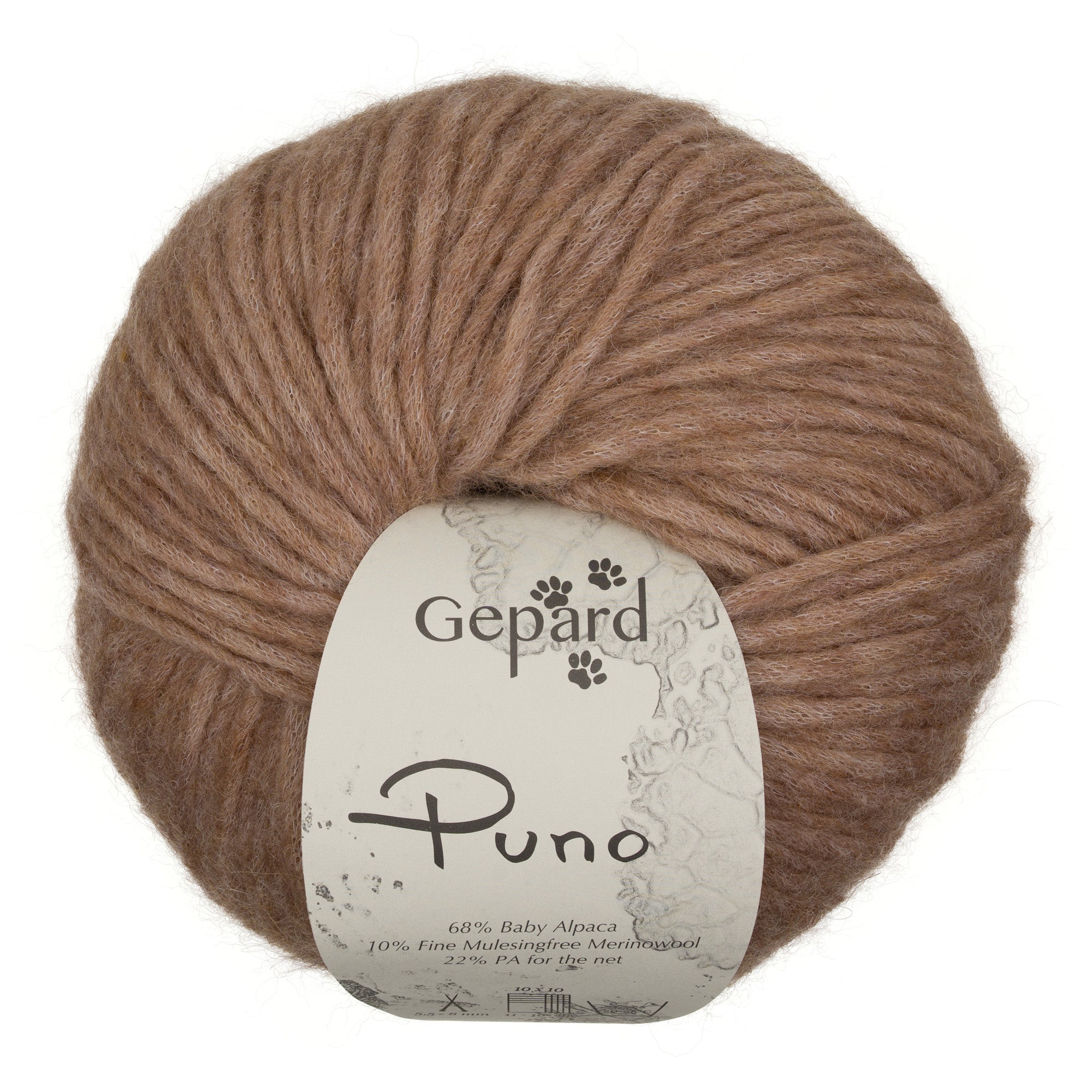 Gepard Puno 132 Camel yarn ball