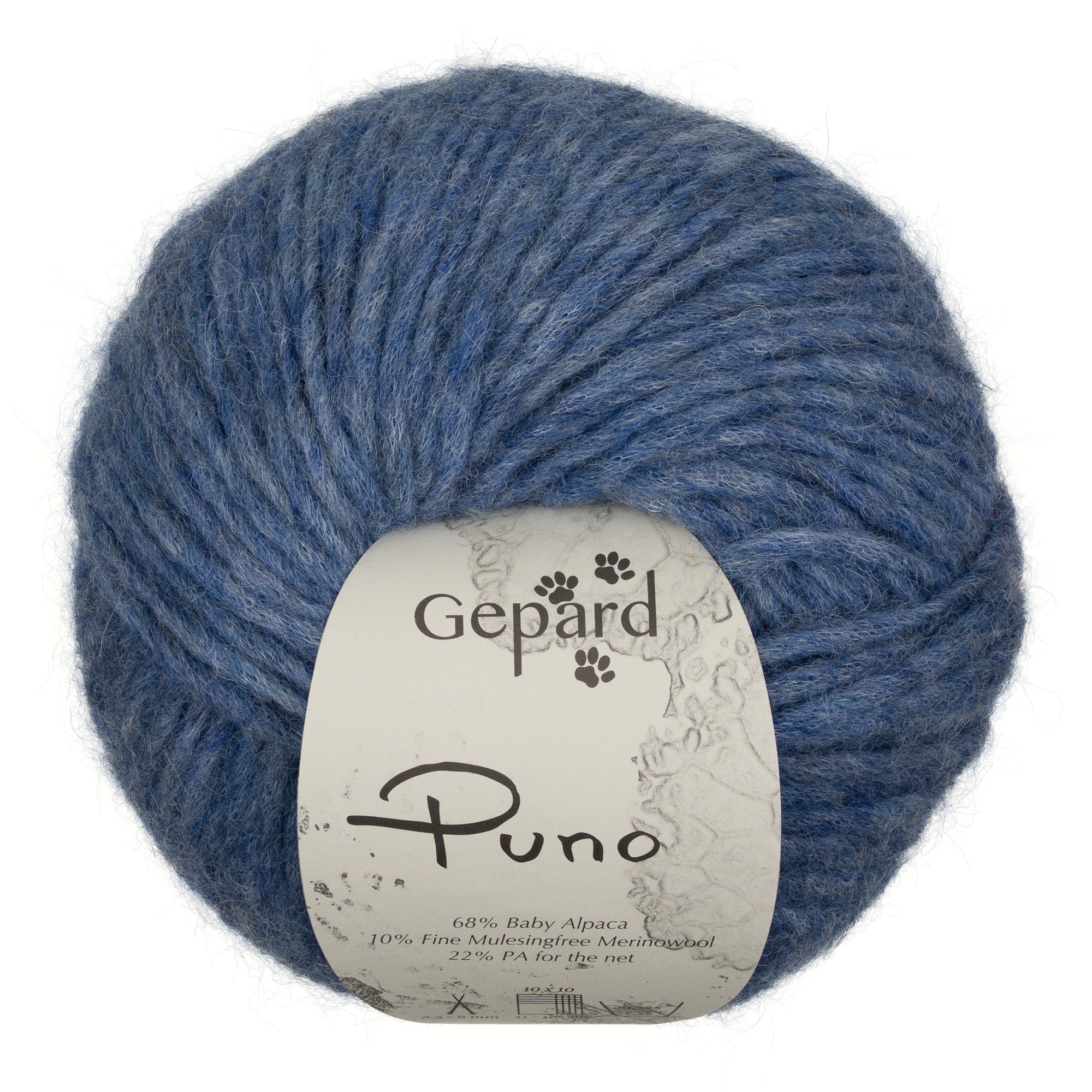 Gepard Puno 742 Soft Denim yarn ball