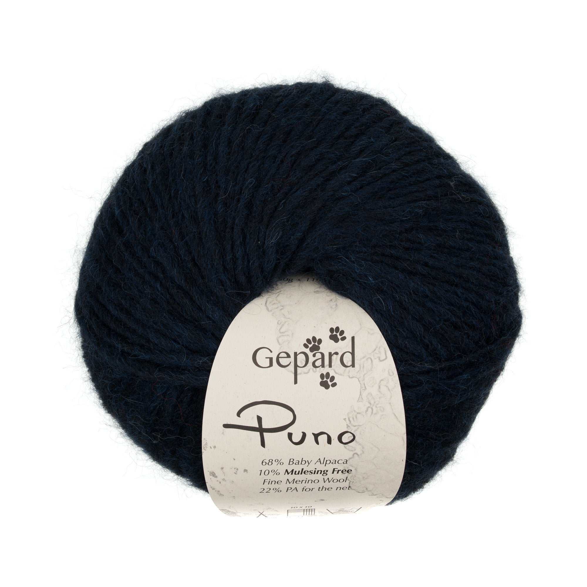 Gepard Puno 774 Navy yarn ball