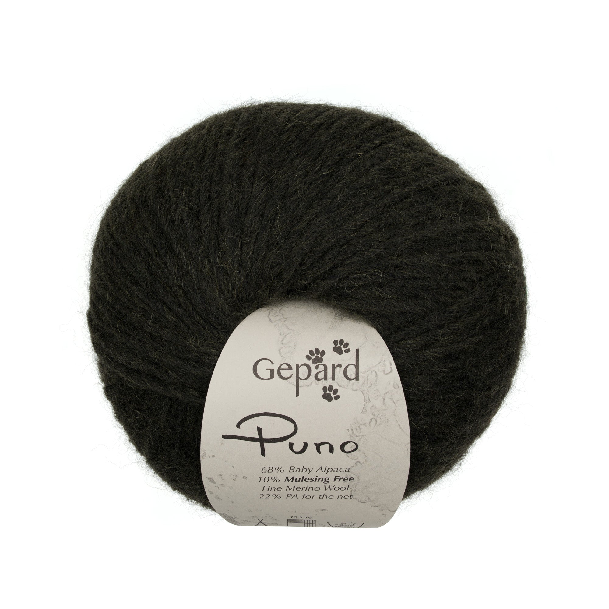 Gepard Puno 870 Misty Forest yarn ball