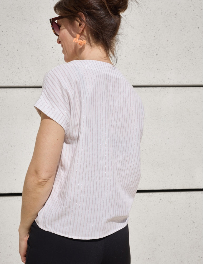 Idole blouse and dress sewing pattern by Atelier Scammit