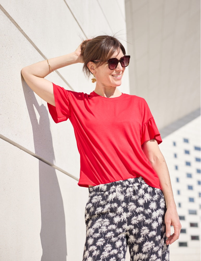Idole blouse and dress sewing pattern by Atelier Scammit