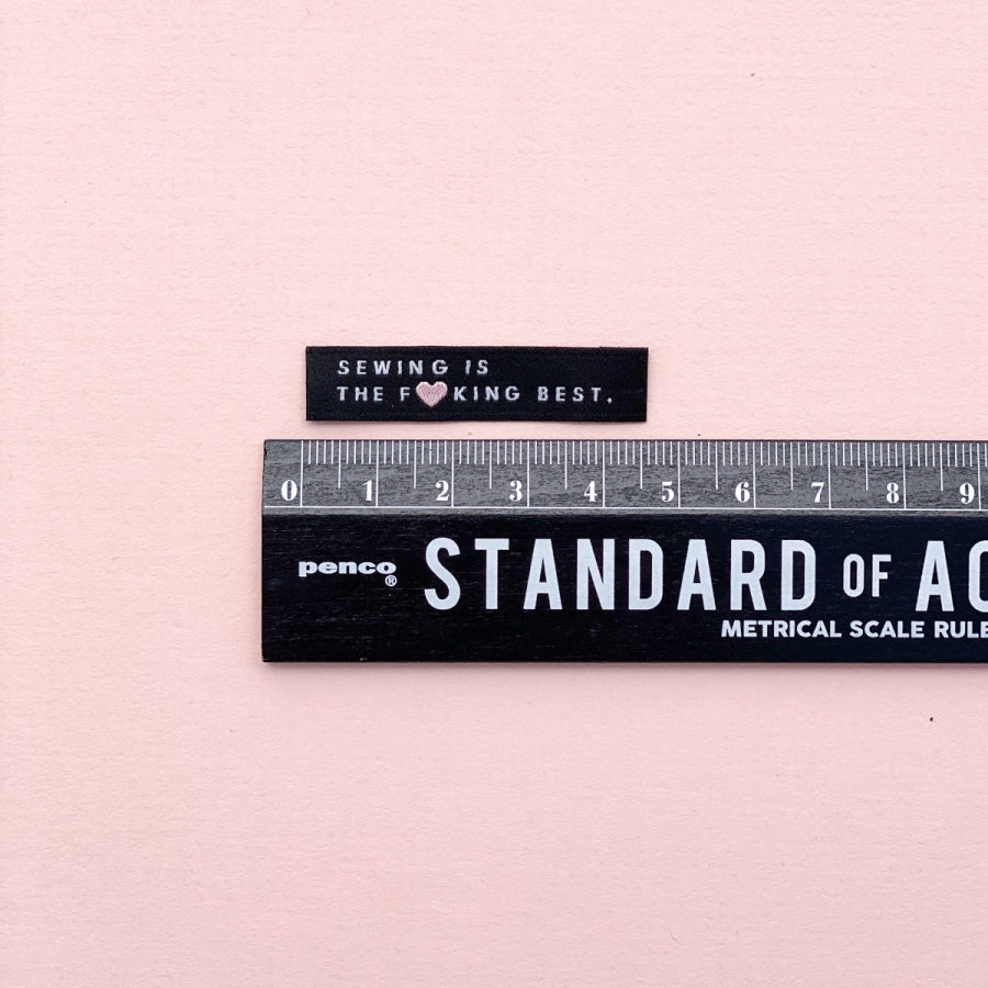 'Sewing is the f*cking best' labels