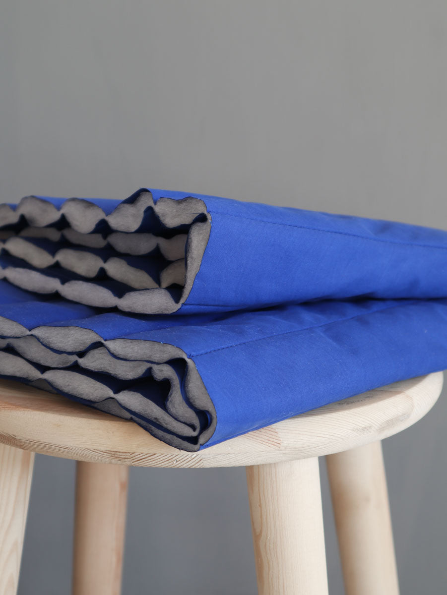 75x140 cm // Jordan Quilt - Cobalt Blue