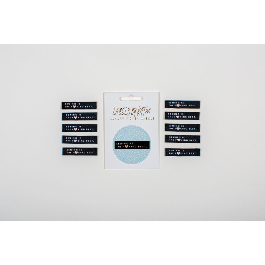 'Sewing is the f*cking best' labels