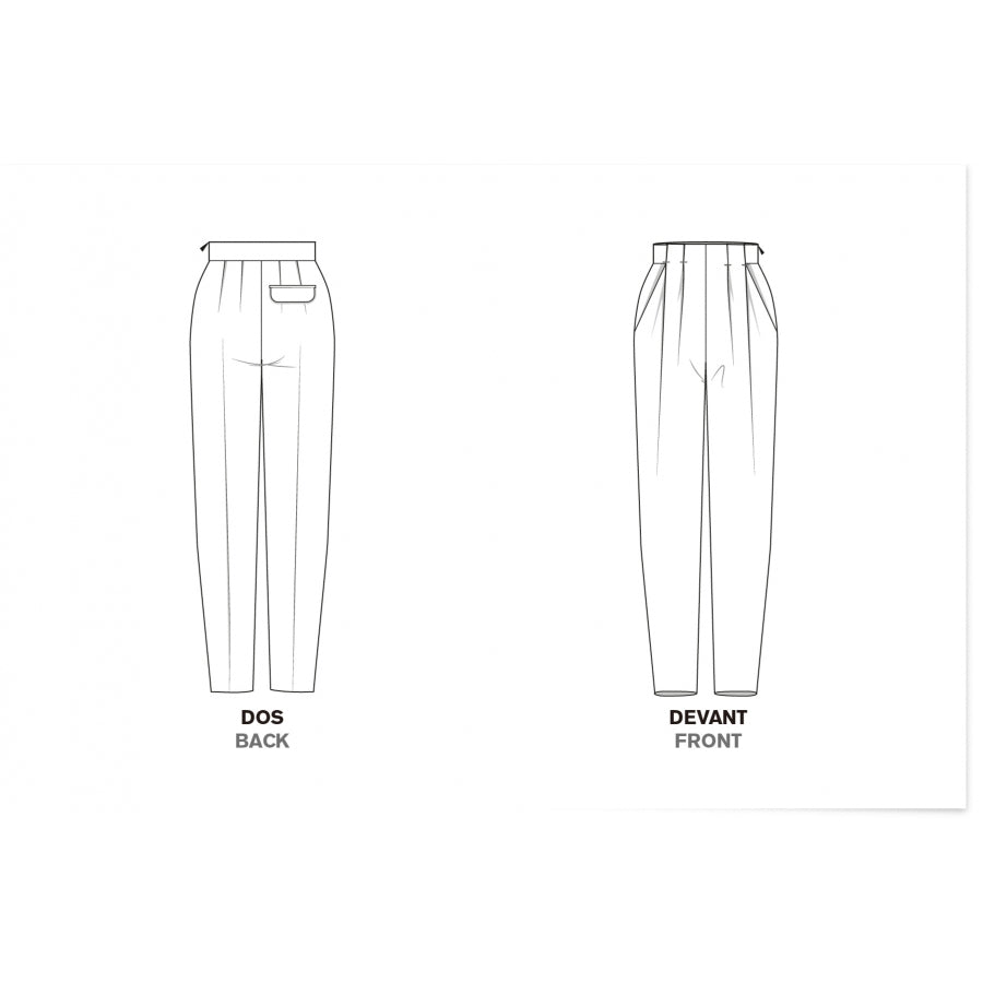 Le 305 - Trousers with pleats