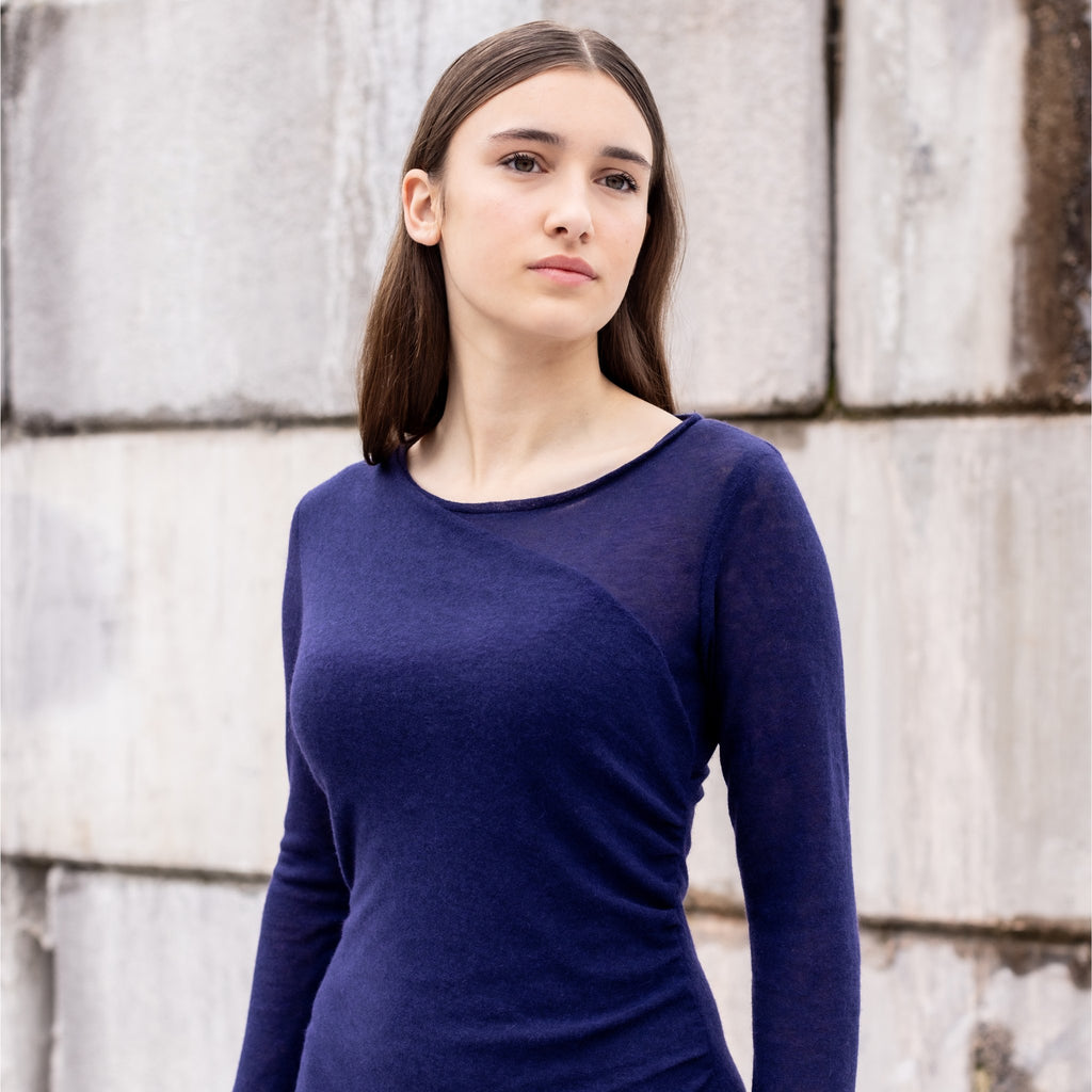 Moriko top and dress sewing pattern by Notches