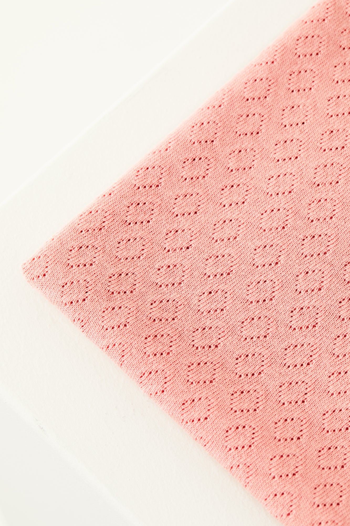 60x180 cm // Organic Gem Pointelle - Sweet Peach