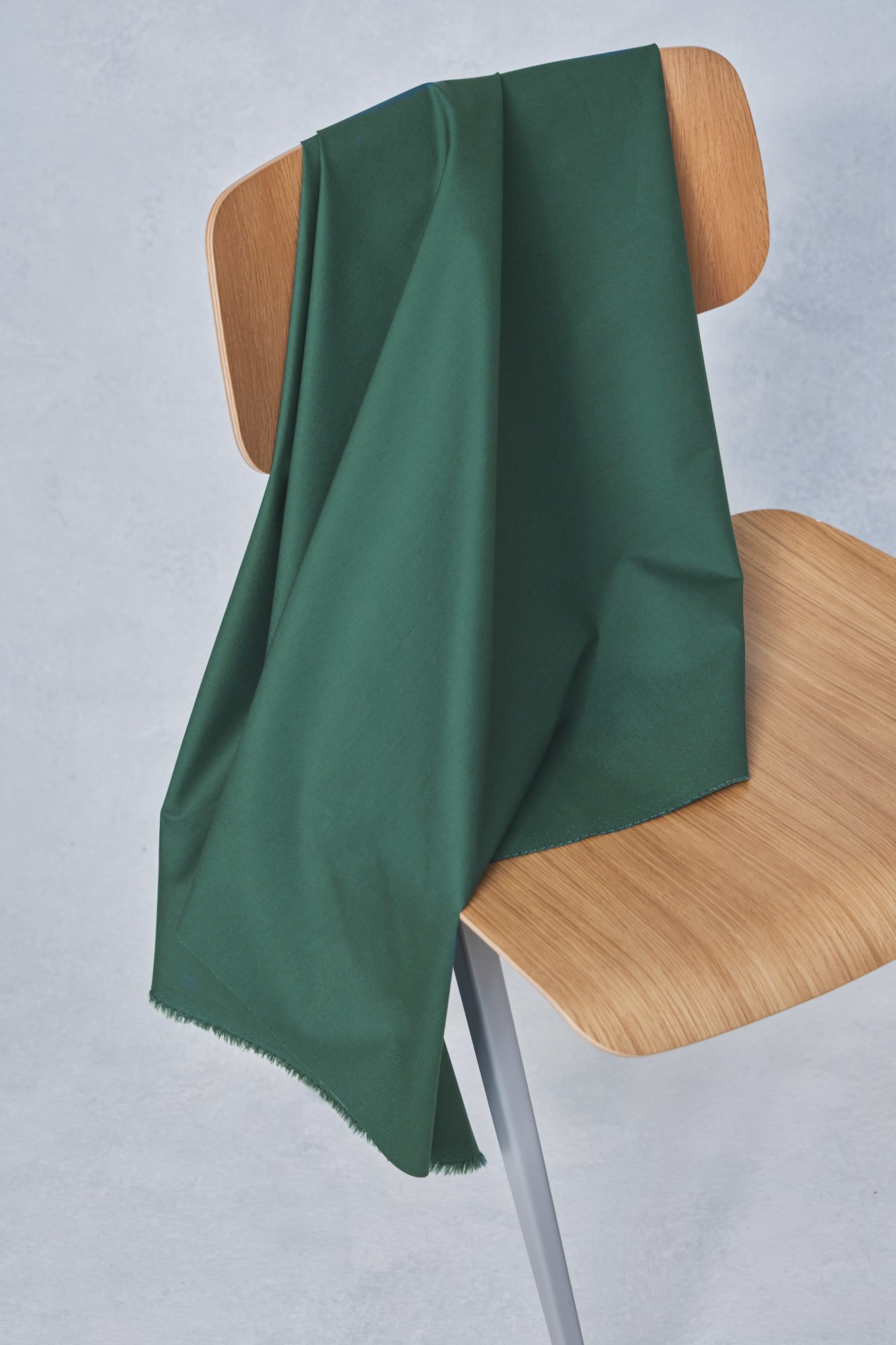 120x150 cm // Organic Trench Poplin - Chalky green