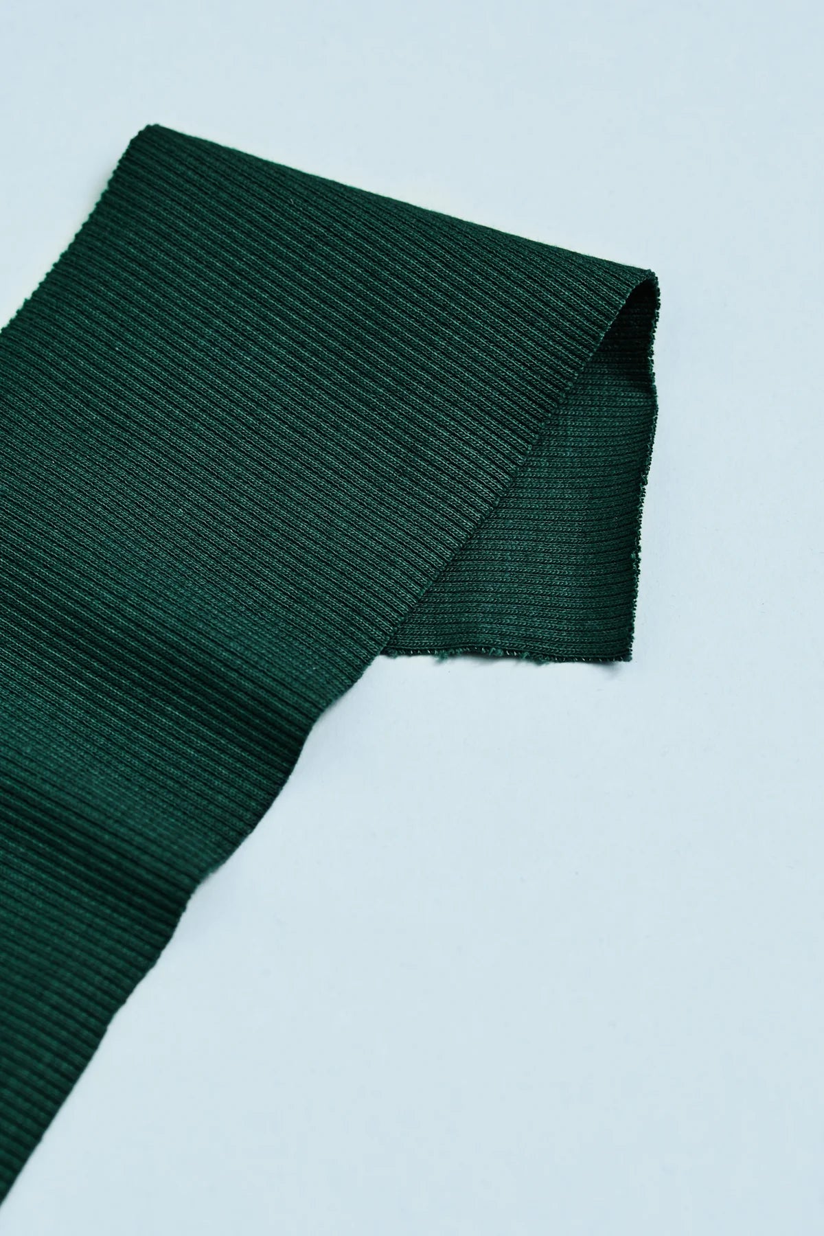 35x125 cm // Organic 2x1 Rib - Deep Green