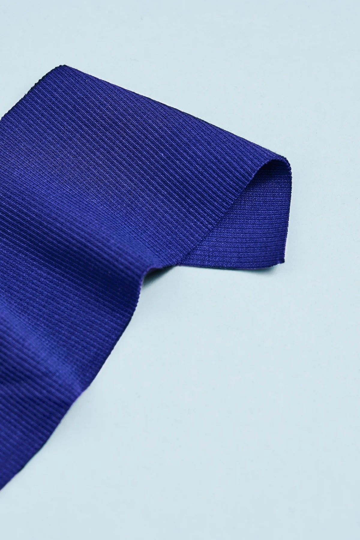 35x110 cm // Organic 2x1 Rib - Cobalt