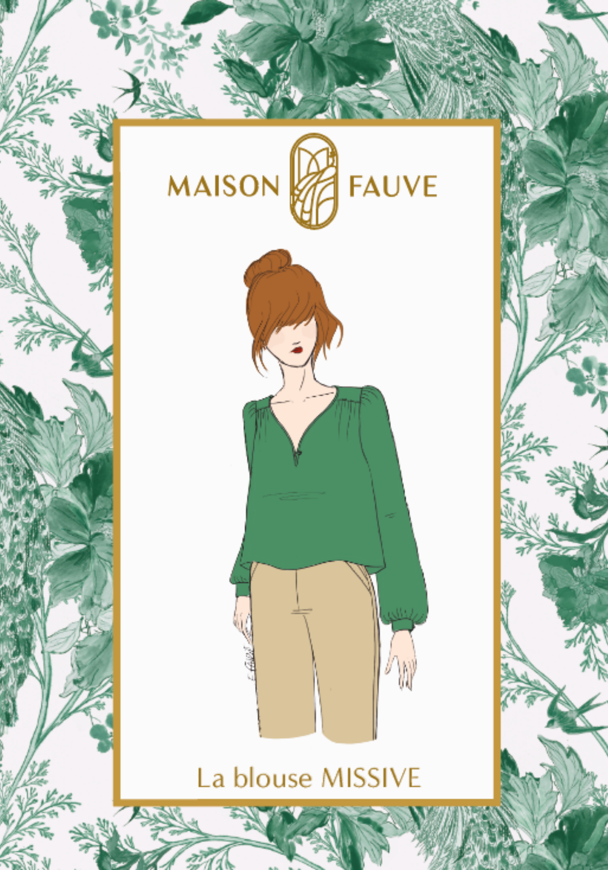Maison Fauve Missive blouse sewing pattern
