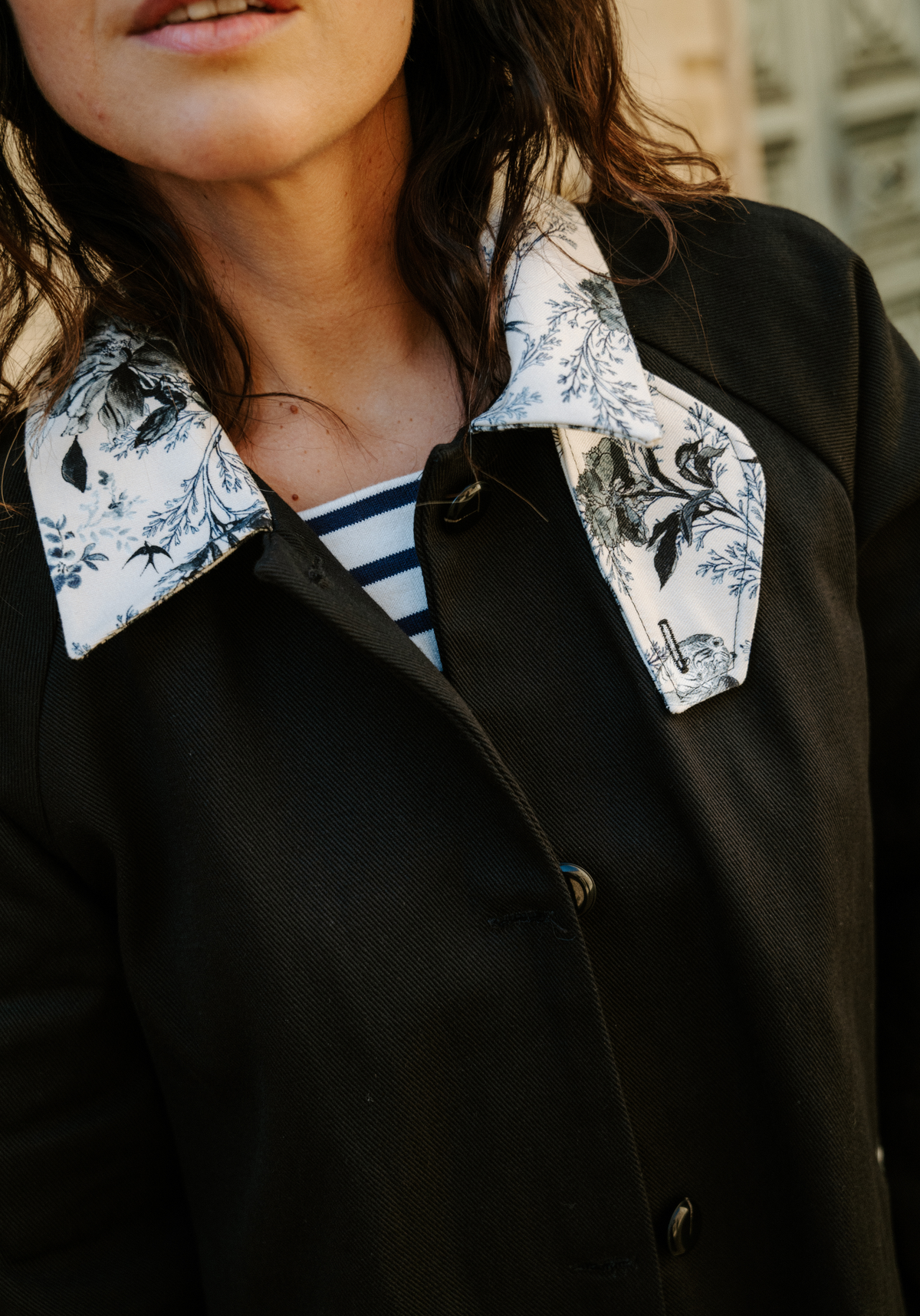 Maison Fauve Roman overcoat