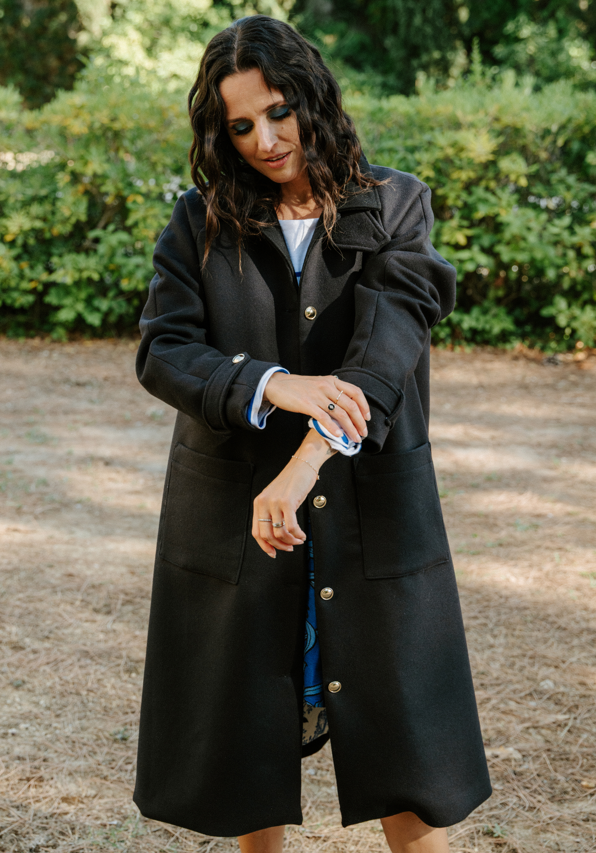 Maison Fauve Roman overcoat