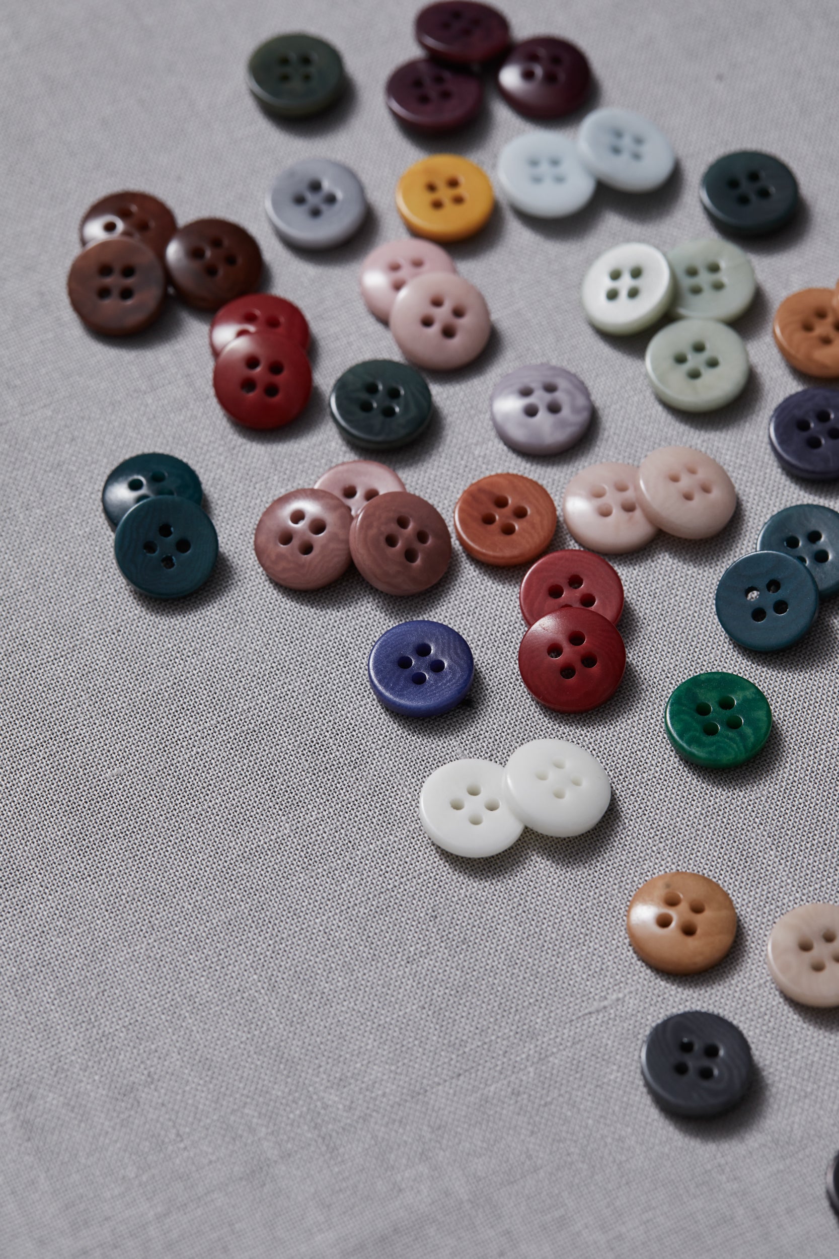 Plain Corozo Button - 11 mm