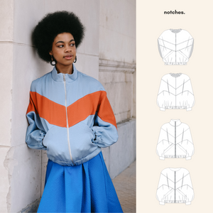 Rava sewing pattern by Notches