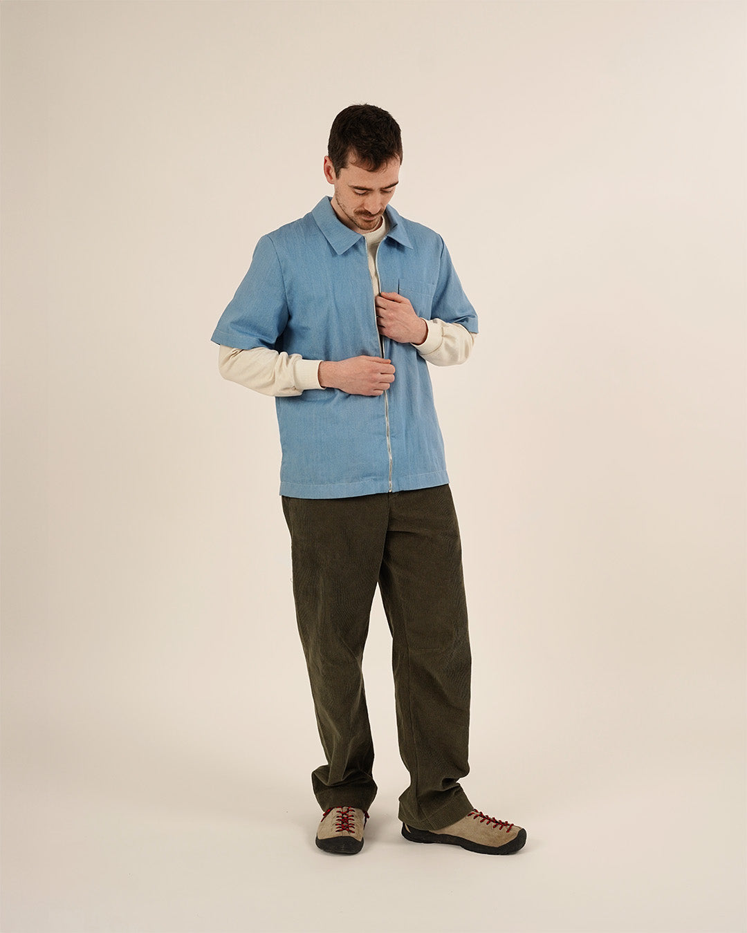 Men's Zip Shirt Sewing Pattern