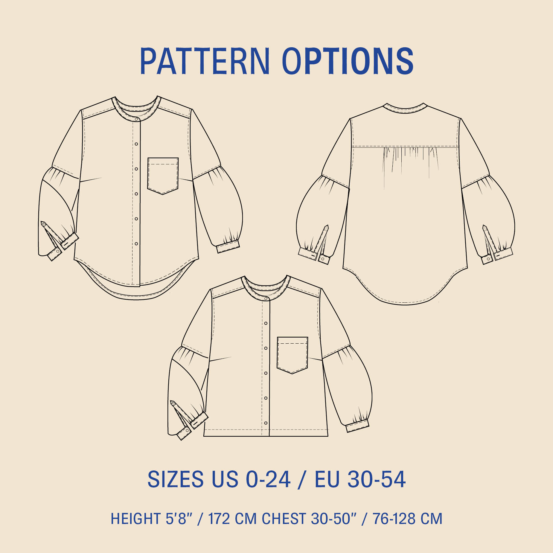 Puff Shirt sewing pattern