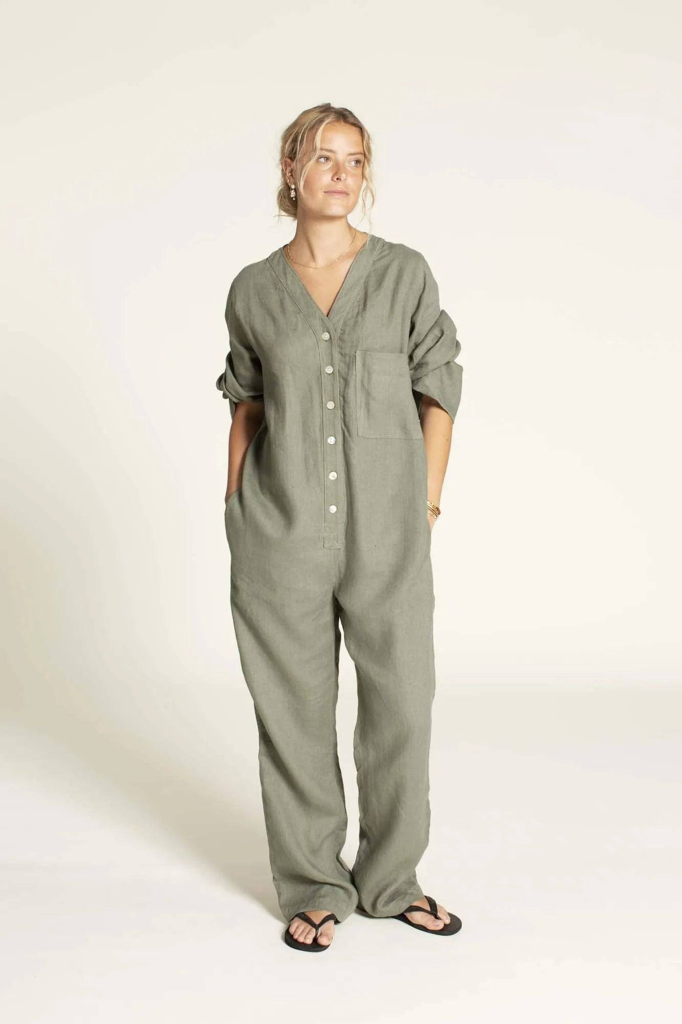 Aviator Jumpsuit sewing pattern Wardrobe By Me