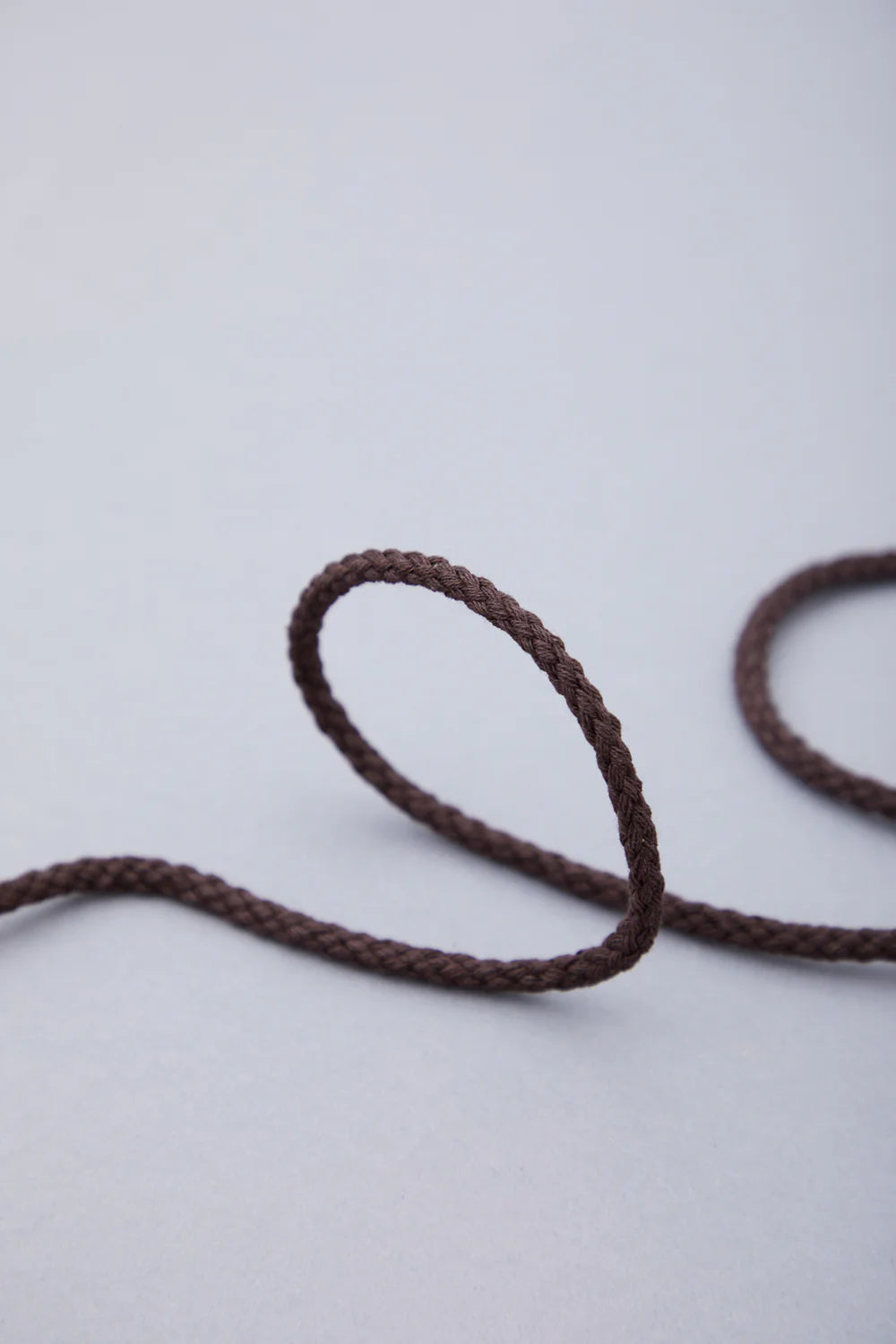 100 cm // Round Cotton Cord 5 mm - Umber