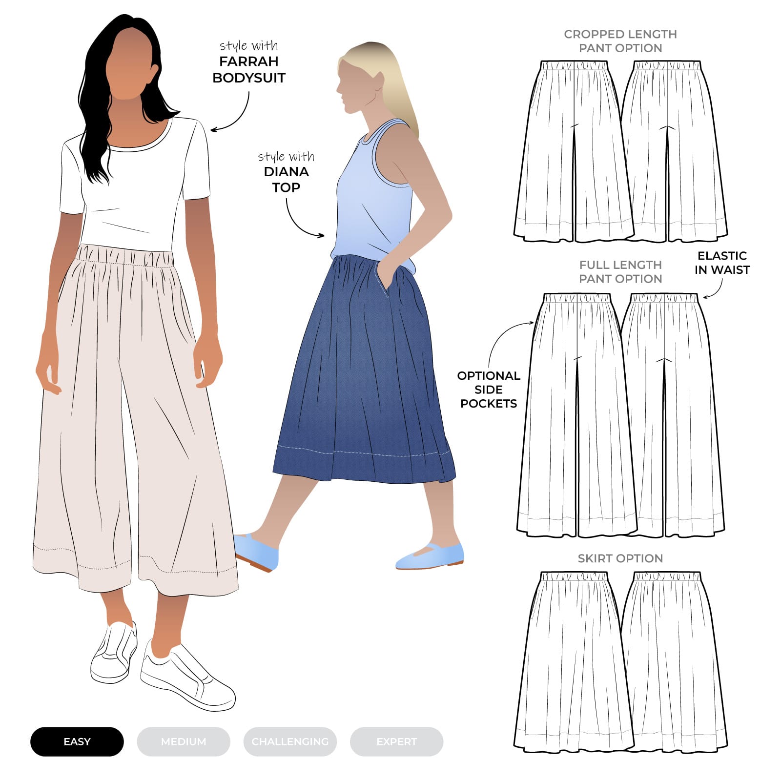 Rumi Woven Skirt and Pant