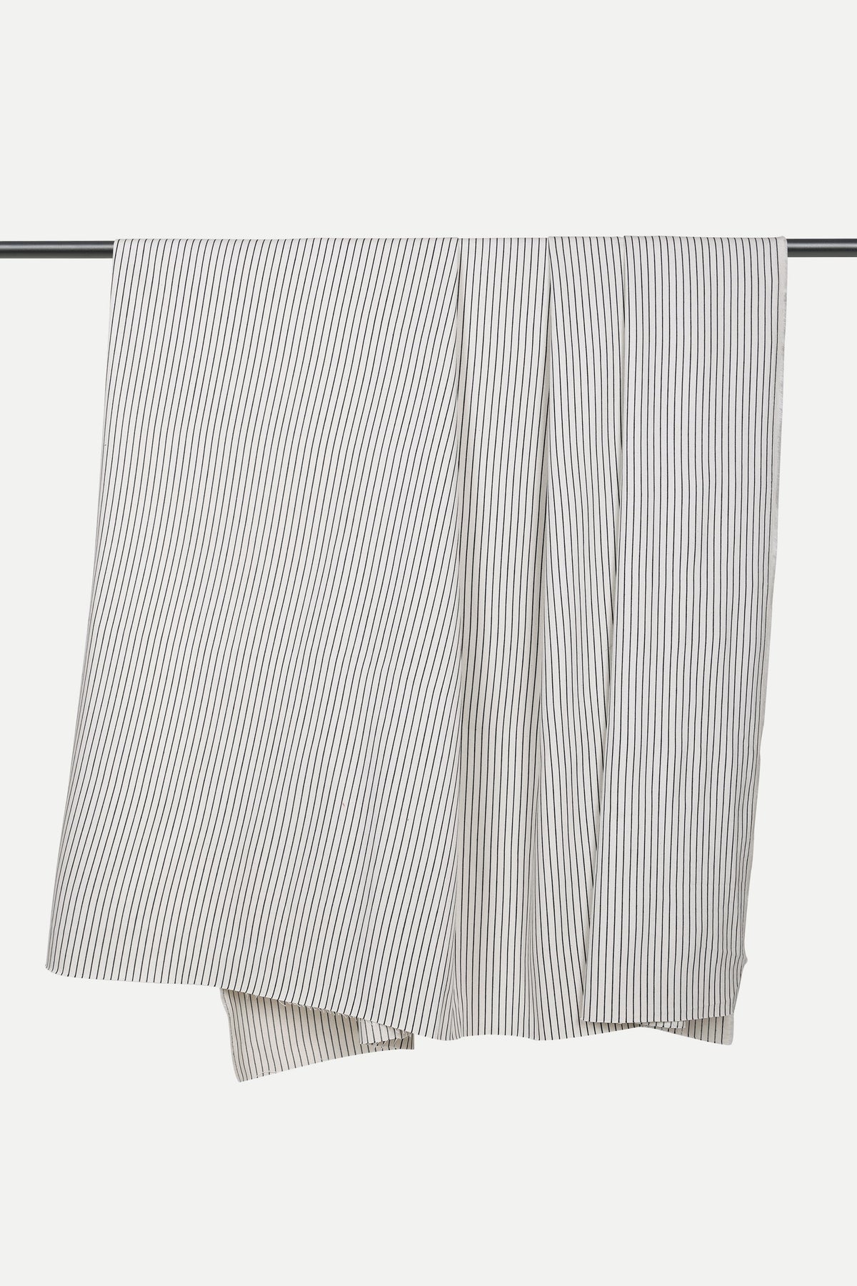 Denim Stripes Off White - Fabric - 1