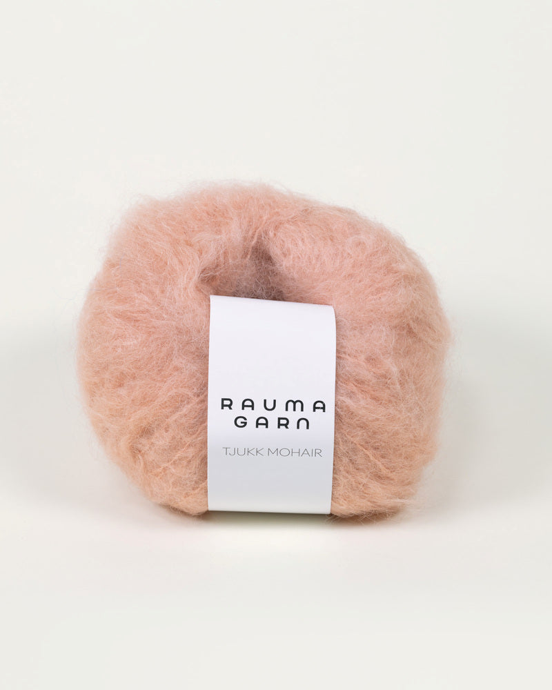 Rauma Tjukk Mohair 175 Pudder yarn ball