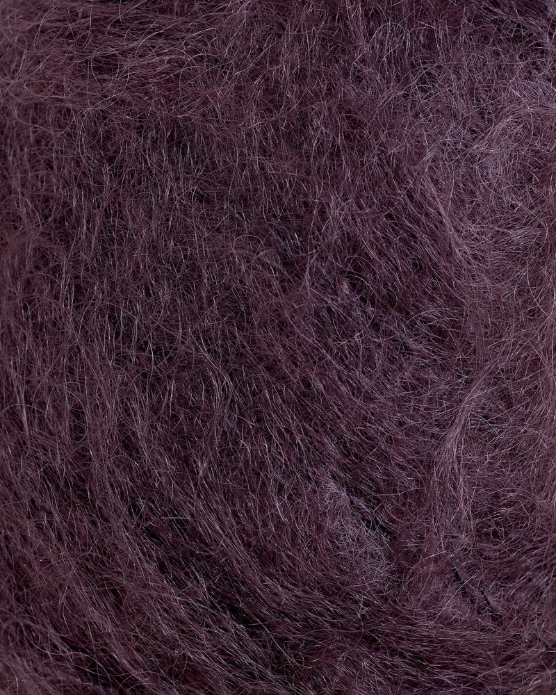 Rauma Tjukk Mohair 366 Burgunder
