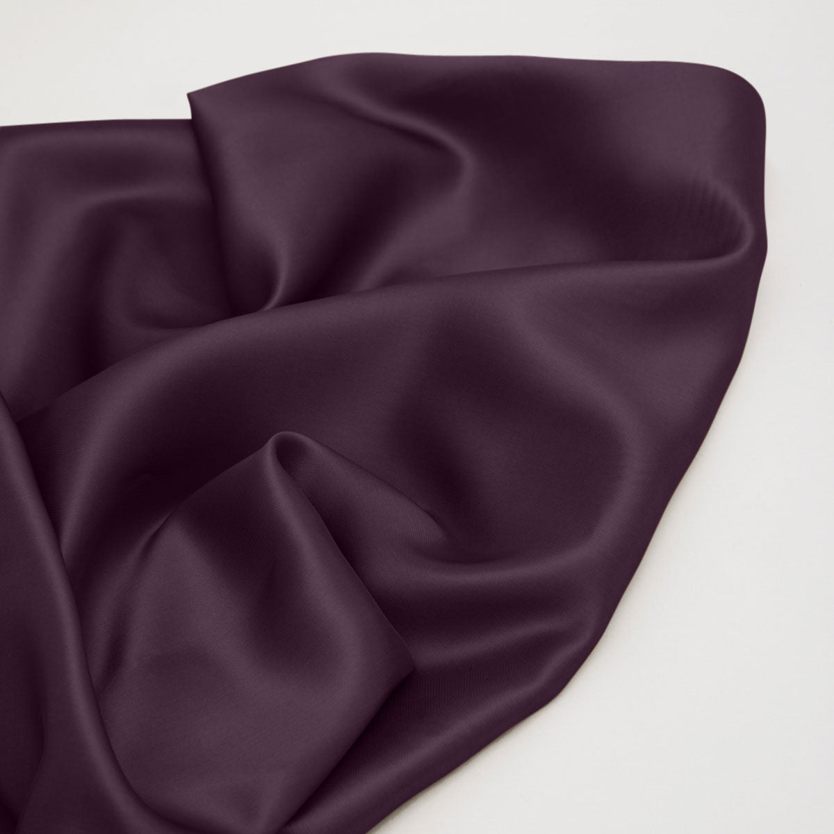 65x135 cm // Viscose Twill Lining - Aubergine