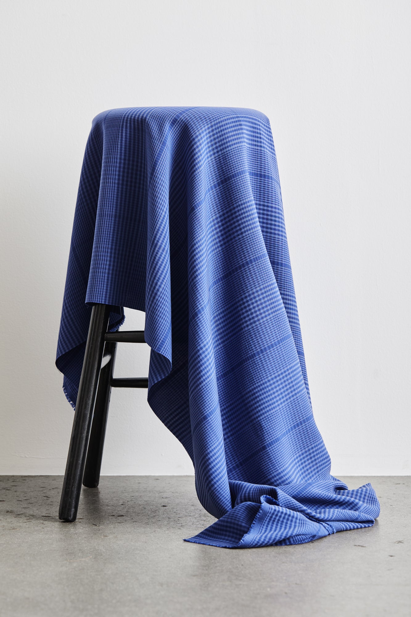 75x150 cm // Two-tone Plaid - Lapis