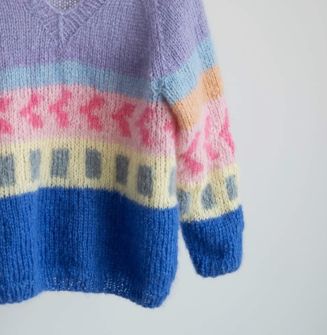 Candyfloss 80s sweater