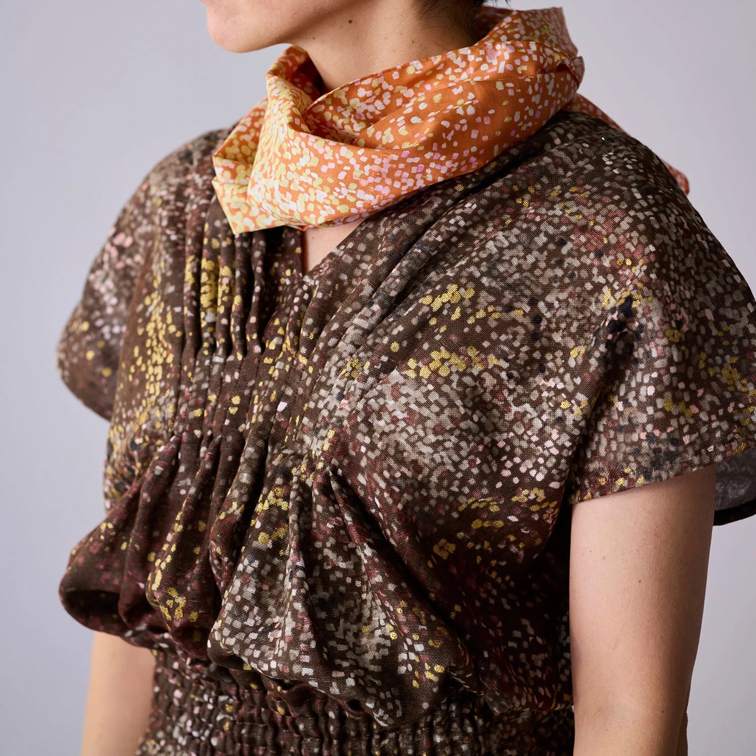 Waterfall E - double gauze