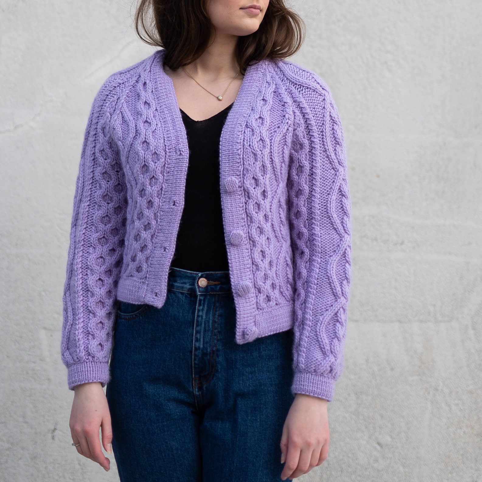 Lavender cardigan