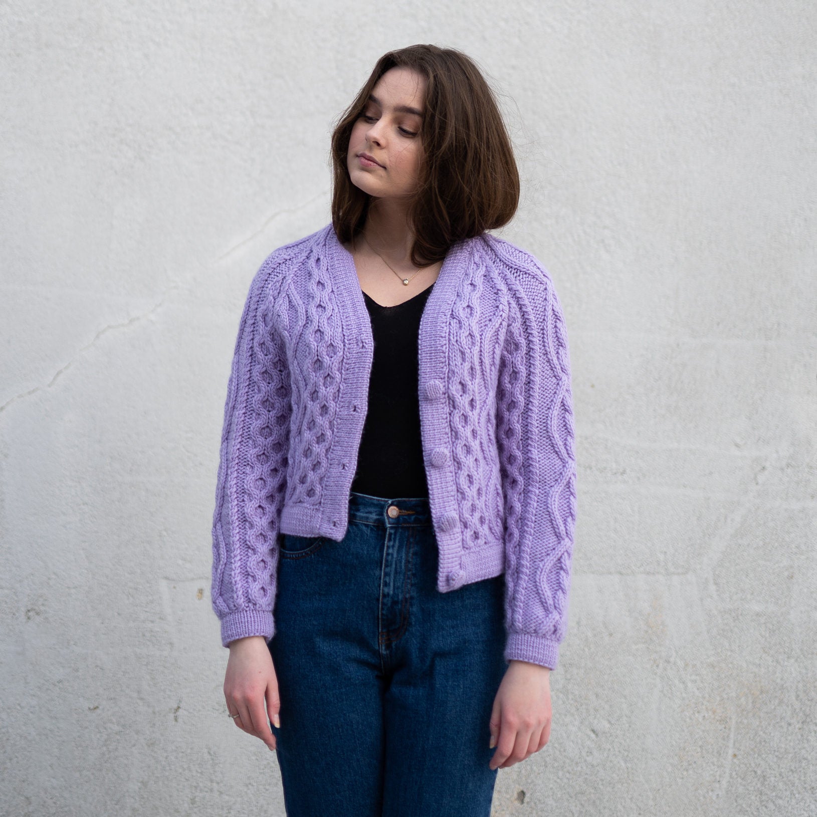 Lavender cardigan