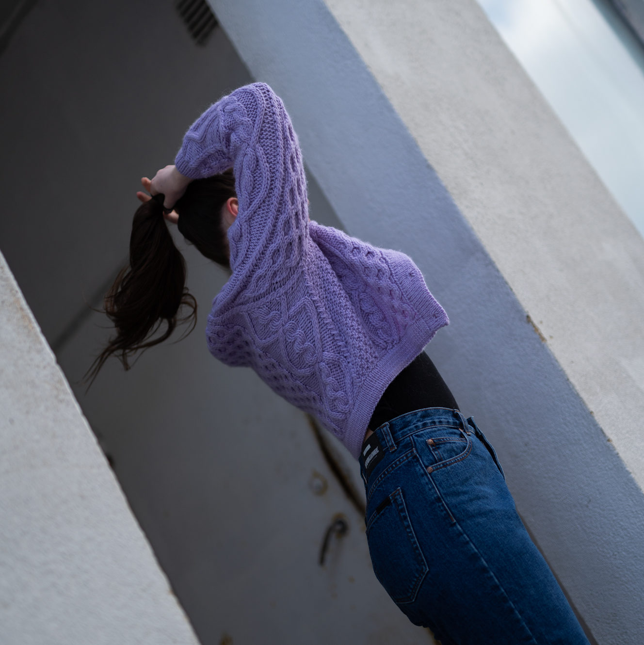 Lavender cardigan