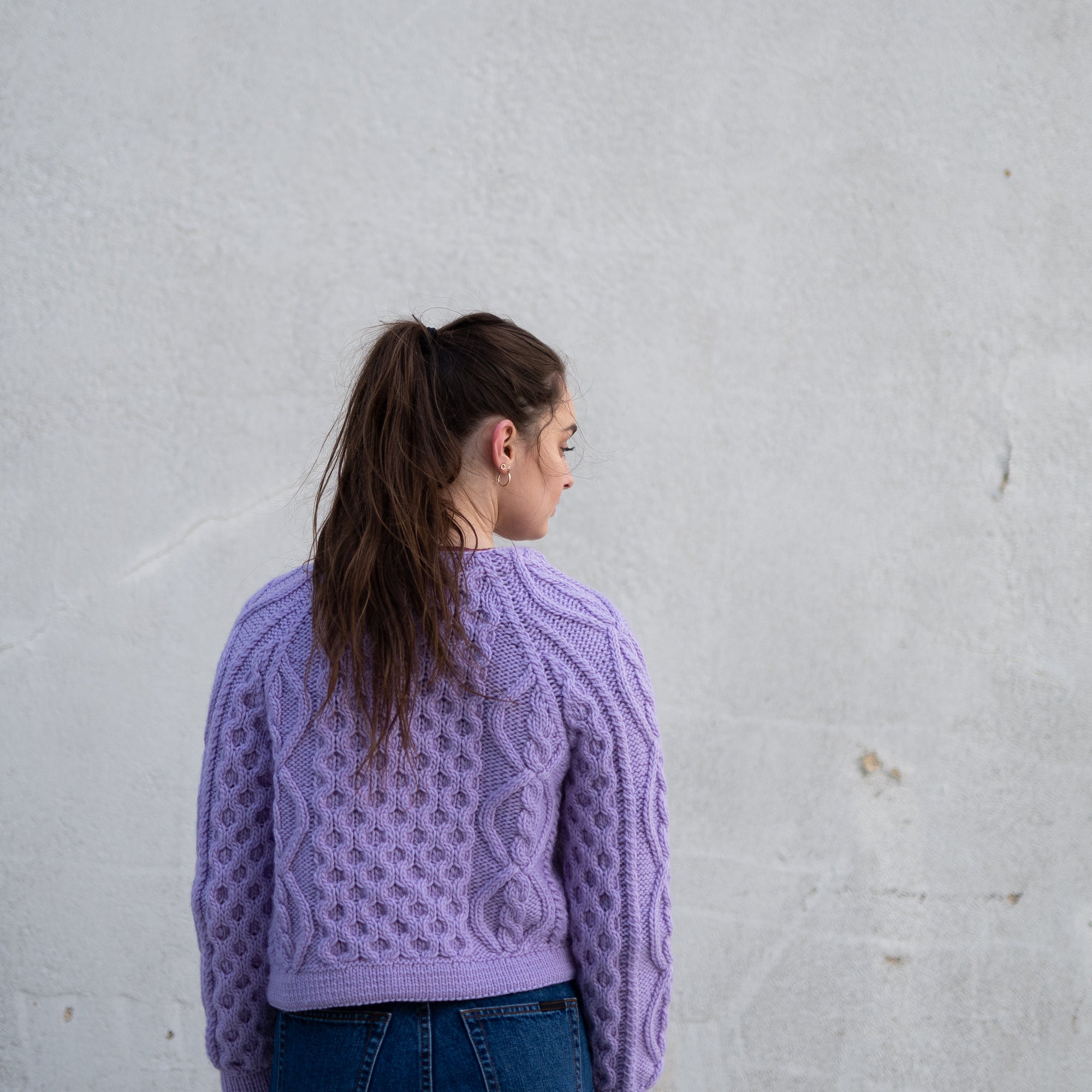 Lavender cardigan