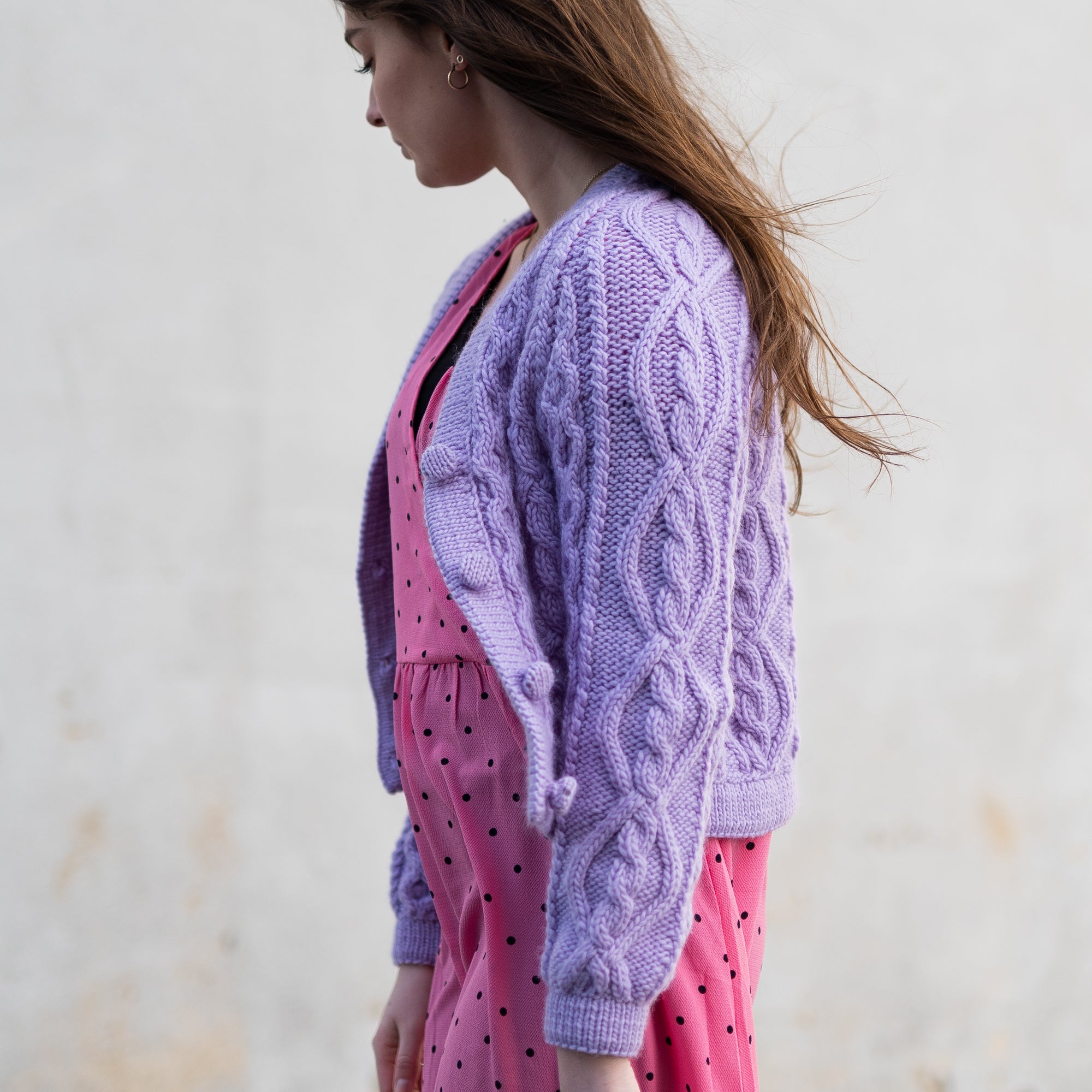 Lavender cardigan