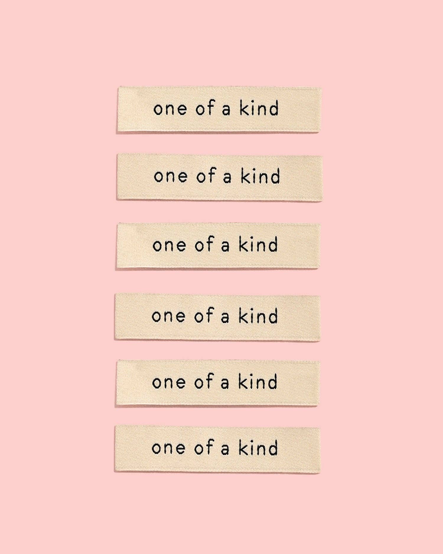 One Of A Kind Woven Labels