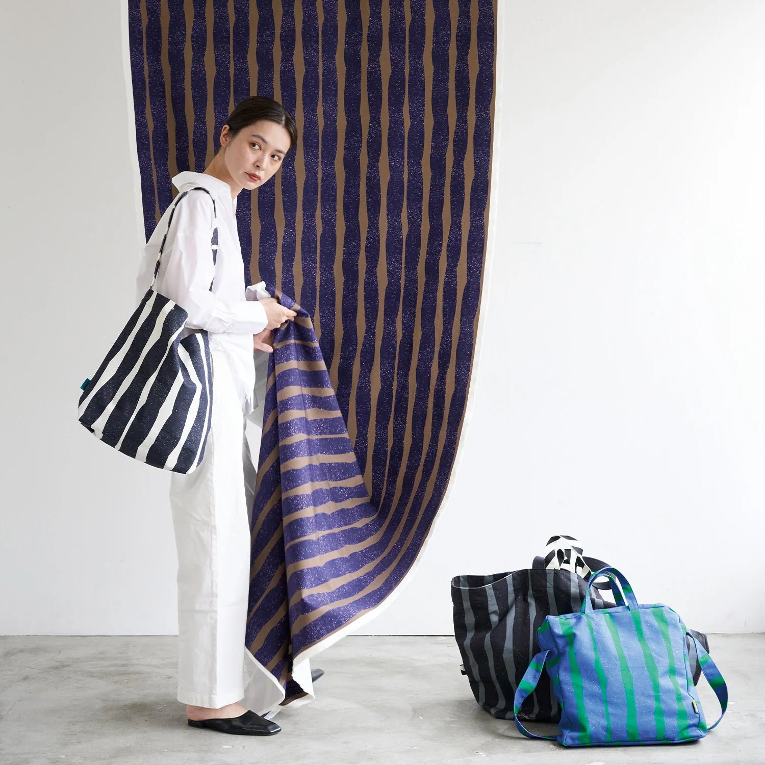 Echino Sway - Cotton Canvas