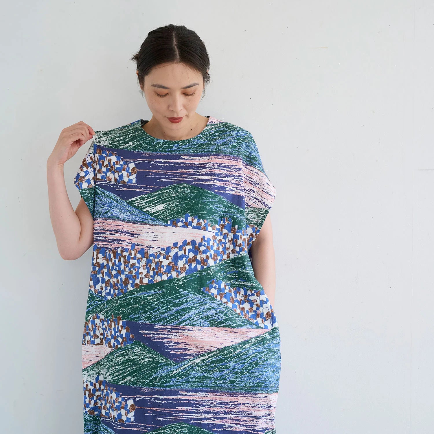 Lake and City 2A - Japanese Viyella