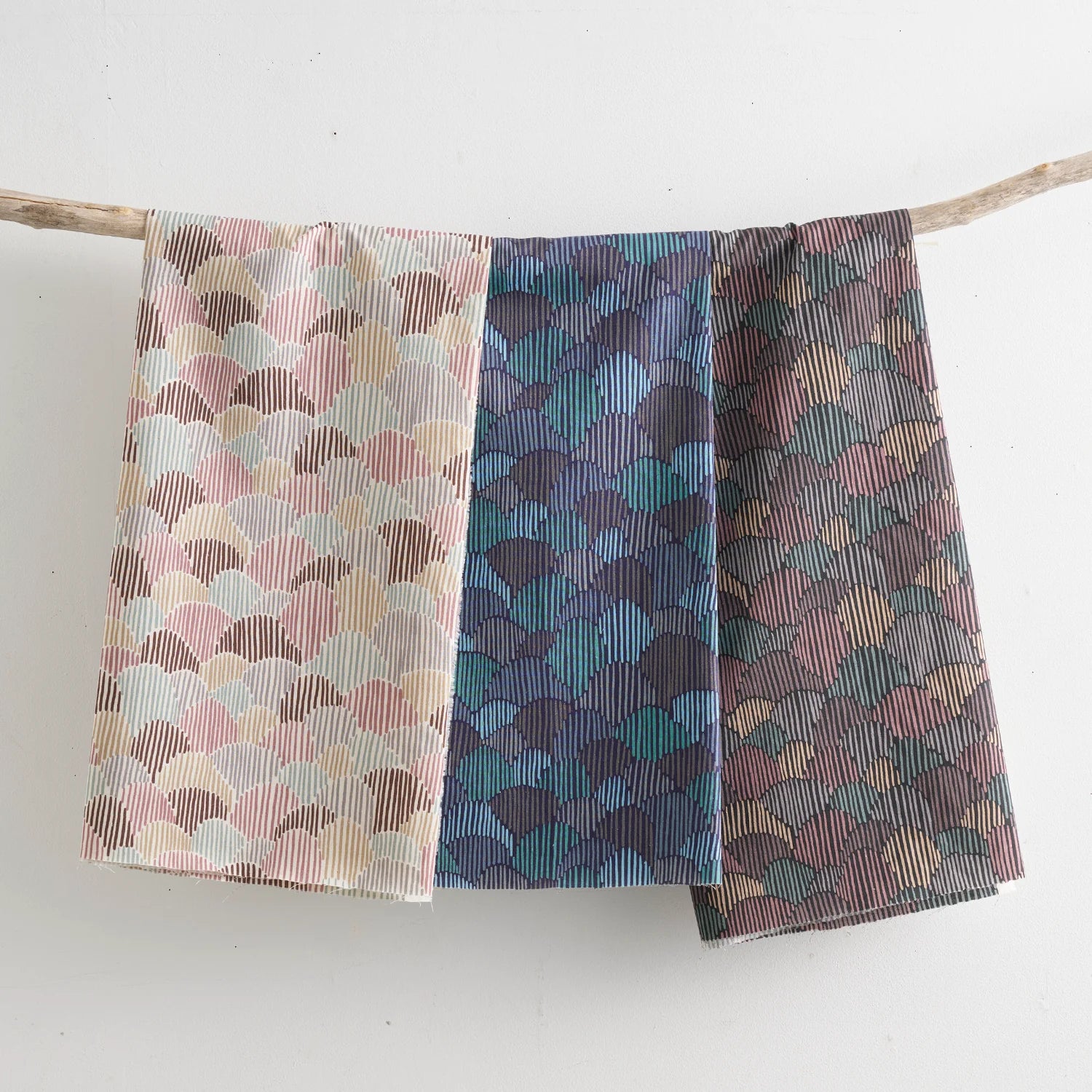Bookhou Pathway Scallops - Cotton/Linen Sheeting