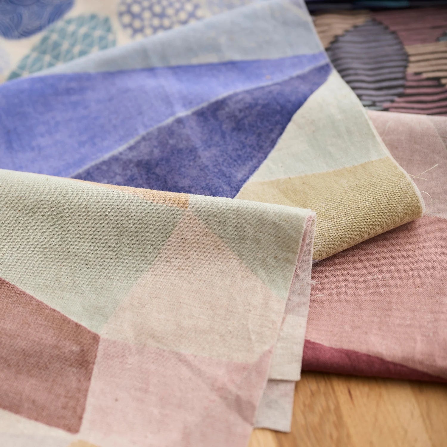 Bookhou Pathway Shapes - Cotton/Linen Sheeting