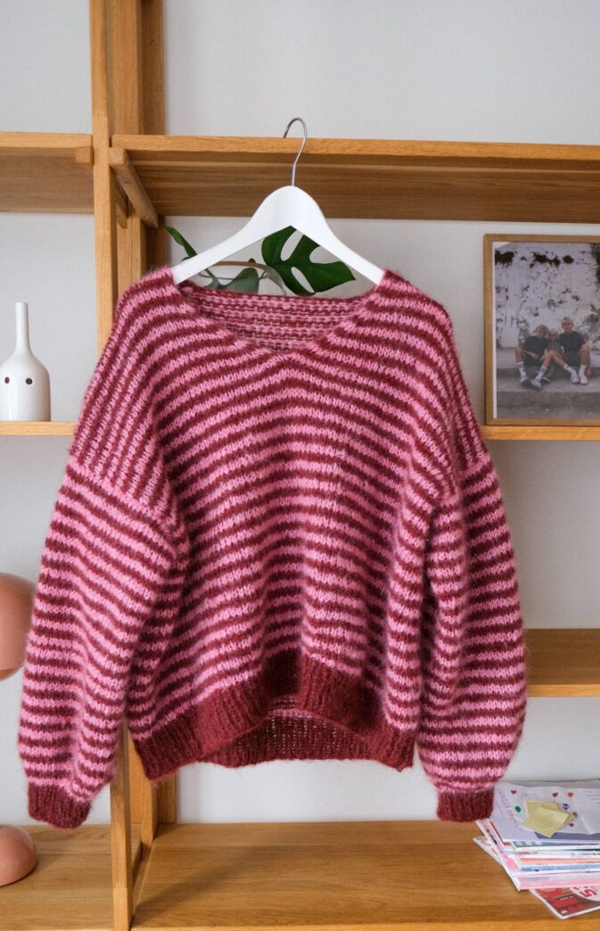 Vanilla V-neck sweater