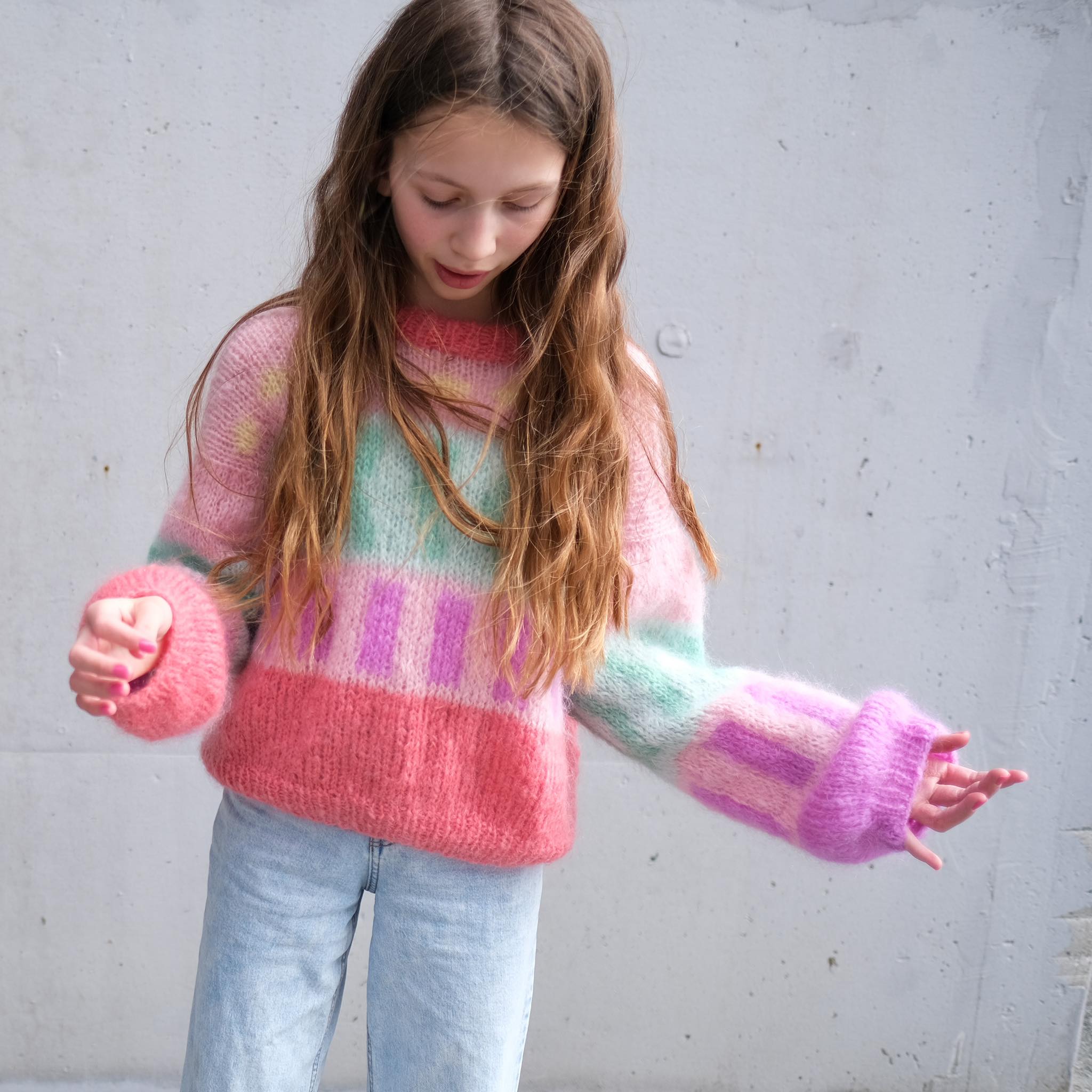 Candyfloss 80`s sweater kids