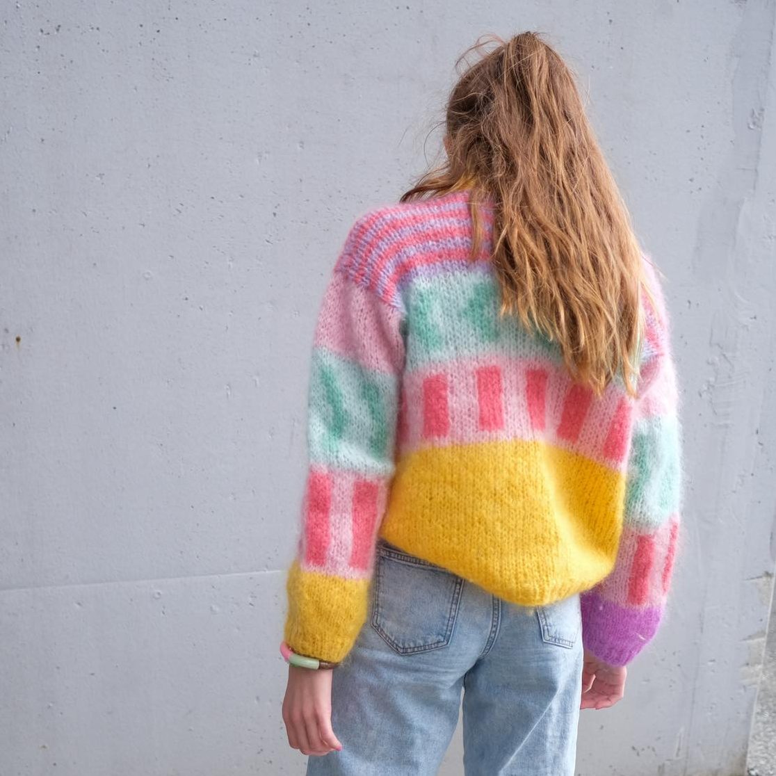 Candyfloss 80`s sweater kids