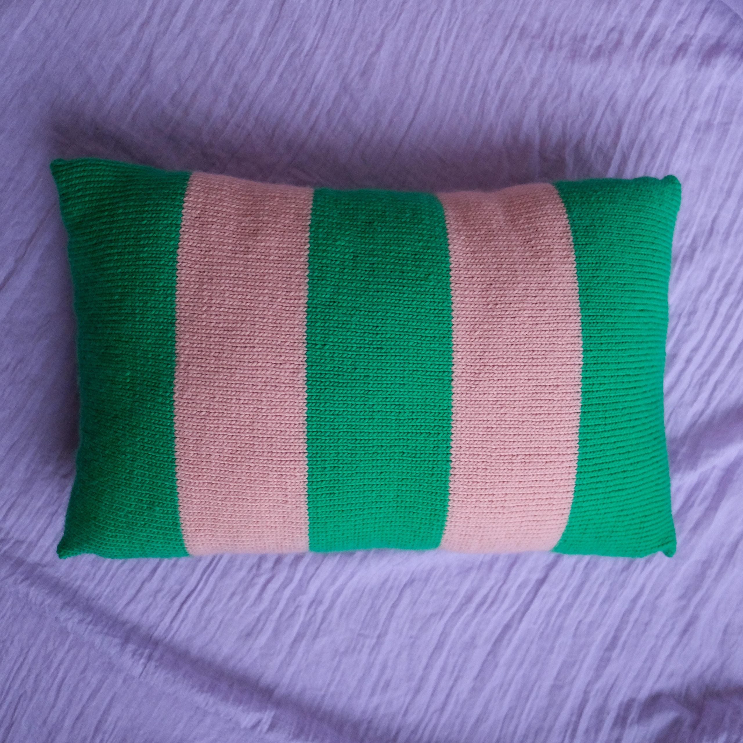 Colorblock pillow