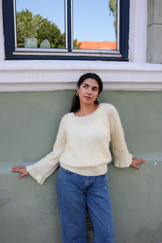 Rauma 387-7B Mild Mohair knitting pattern