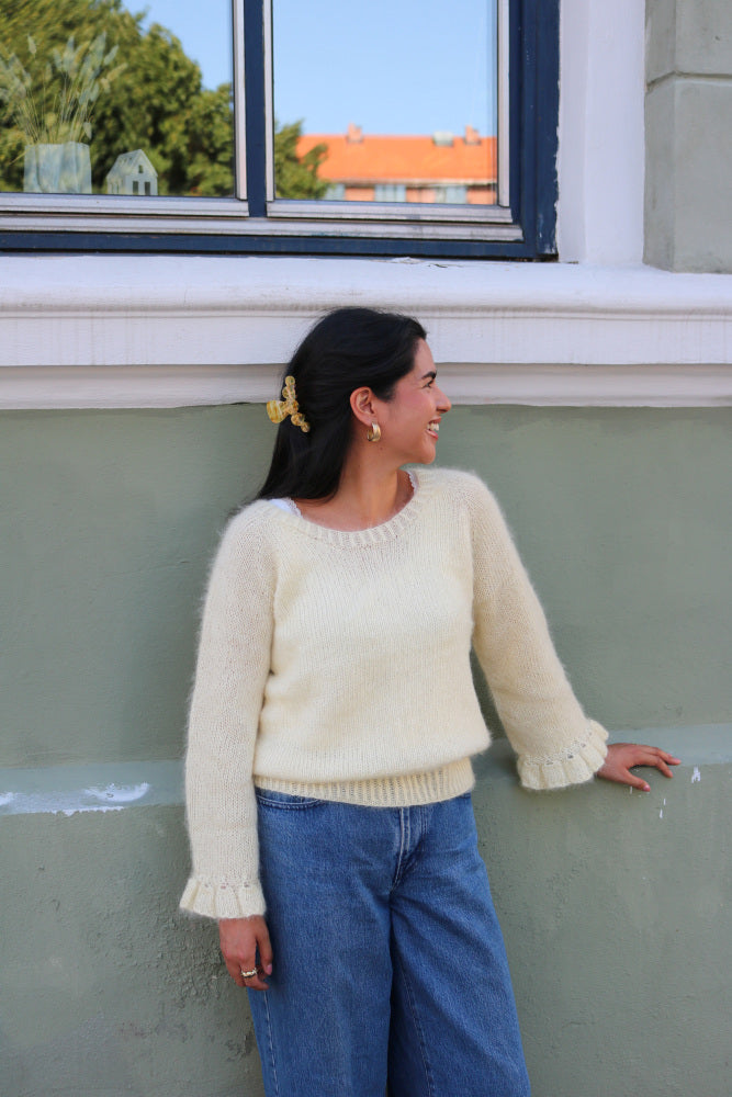 Rauma 387-7B Mild Mohair knitting pattern